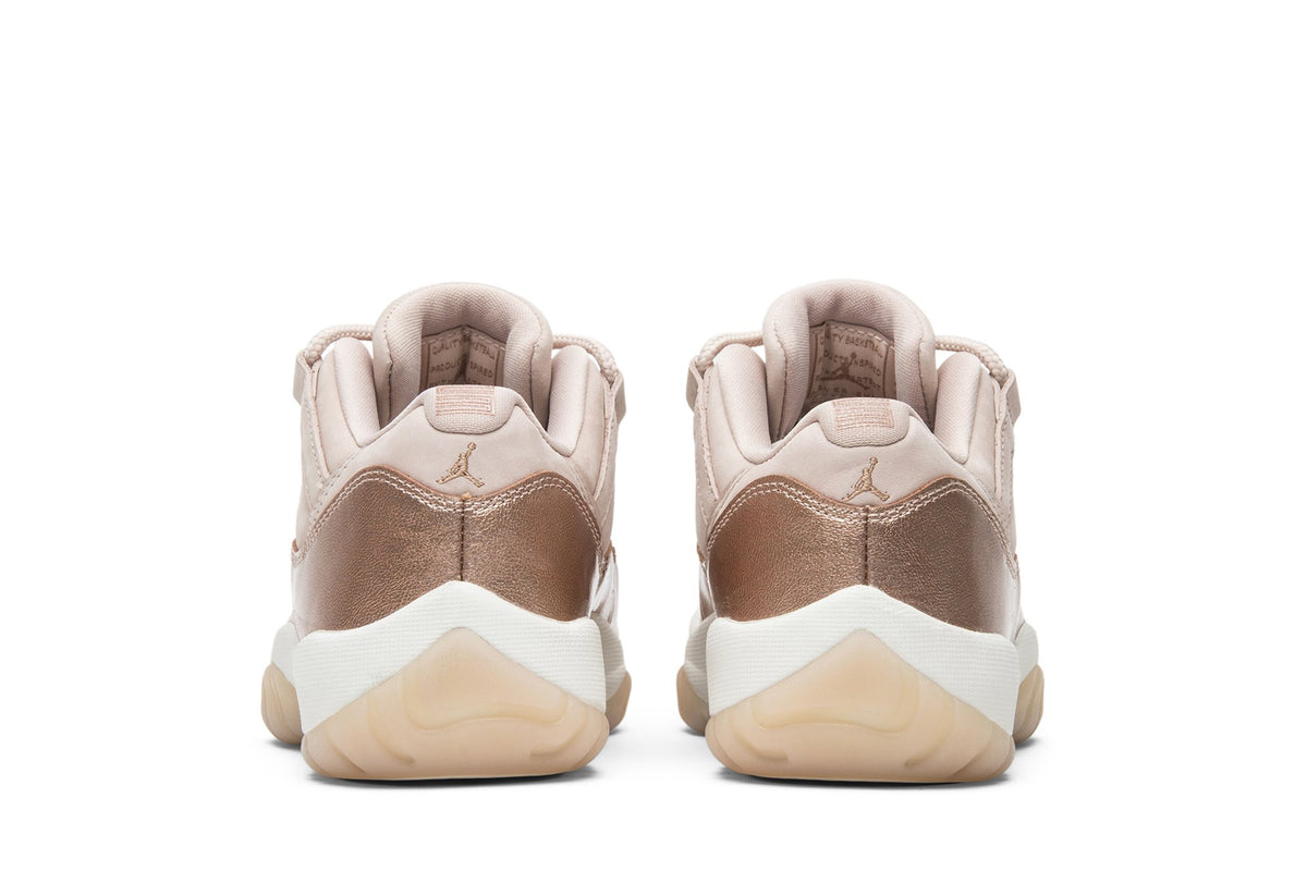 Retro 11 Low Sneakers — Rose Gold — AH7860-105
