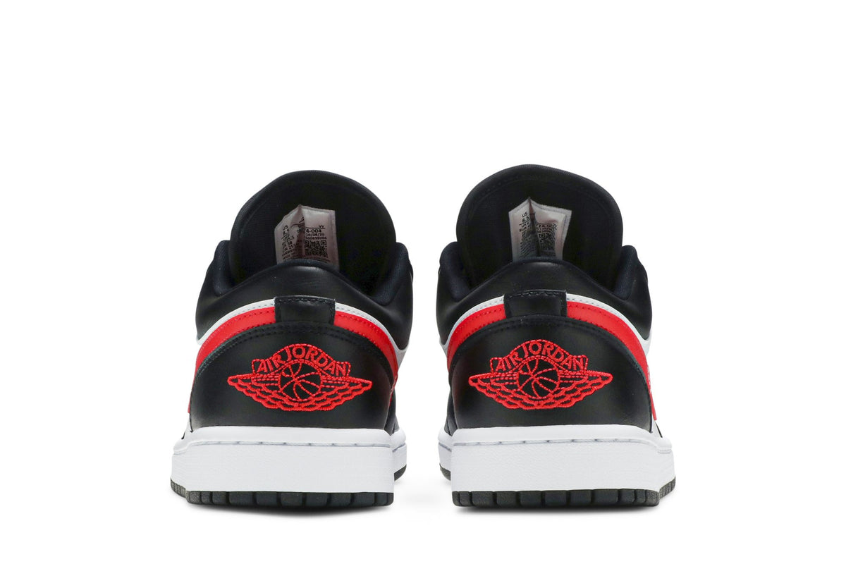 Retro 1 Low Sneakers — Siren Red — DC0774-004