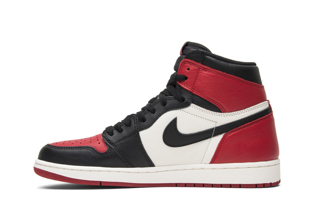 Retro 1 High OG Sneakers — Bred Toe — 555088-610