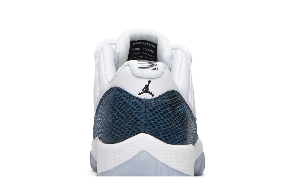 Retro 11 Low Sneakers — Navy Snakeskin — CD6846-102