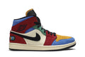 Blue The Great Collaboration — Retro 1 Mid Sneakers — Fearless — CU2805-100