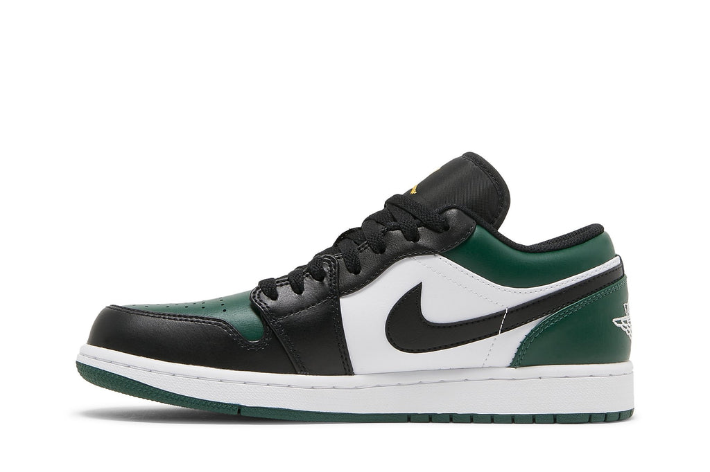 Retro 1 Low Sneakers — Green Toe — 553558-371