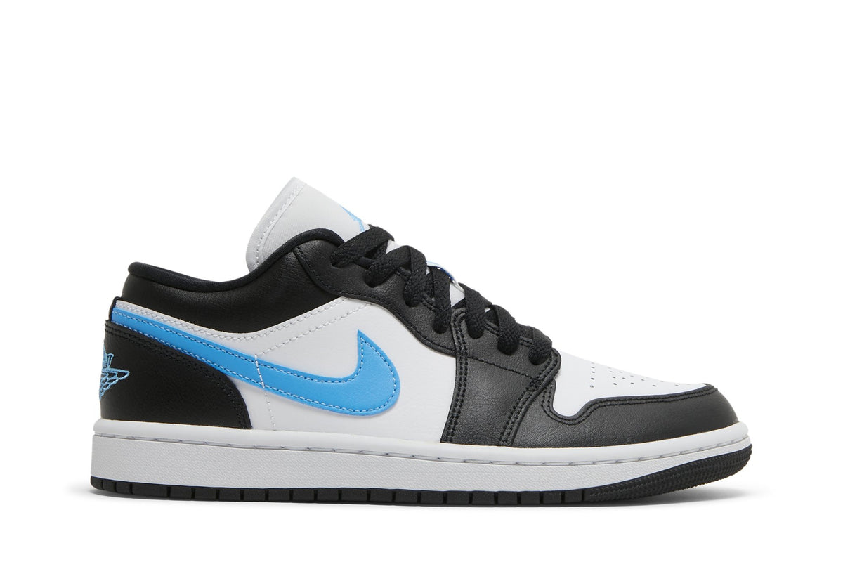 Retro 1 Low Sneakers — Black University Blue — DC0774-041