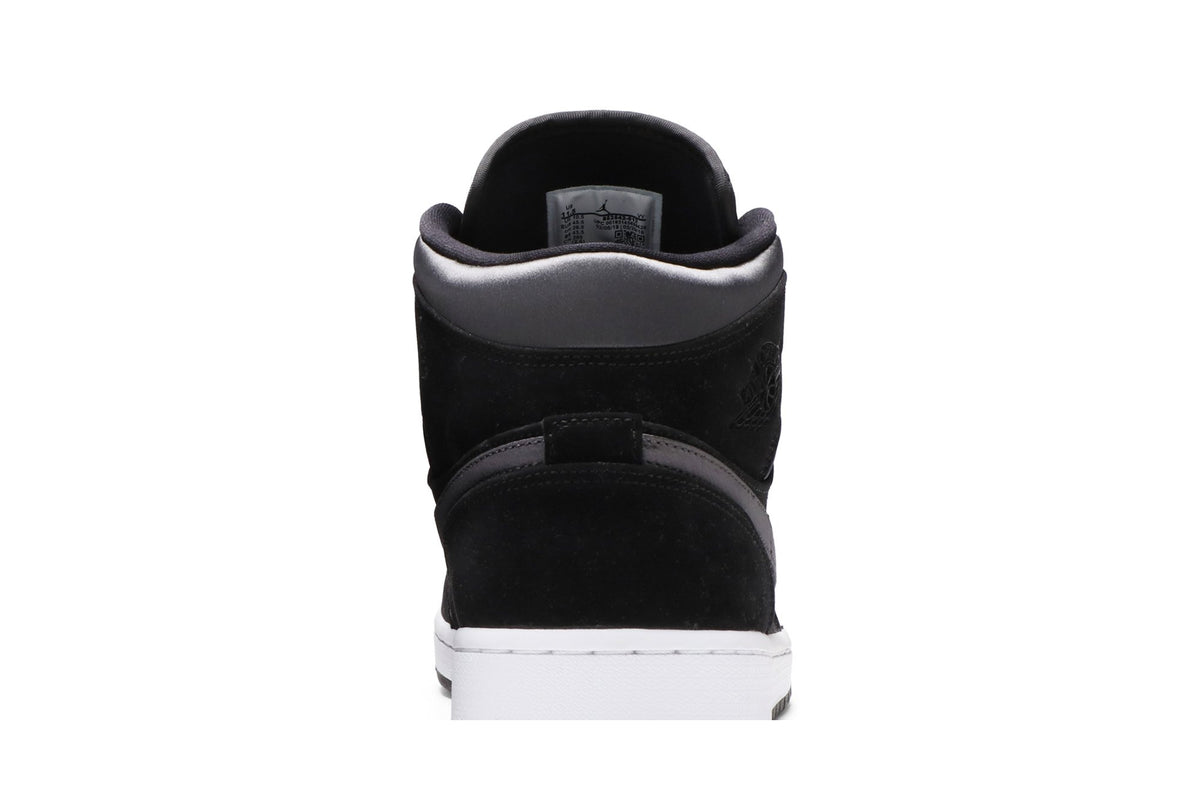 Retro 1 Mid SE Nylon Sneakers — Black Grey — 852542-012