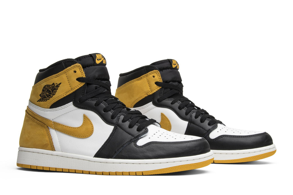Retro 1 High OG Sneakers — Yellow Ochre — 555088-109
