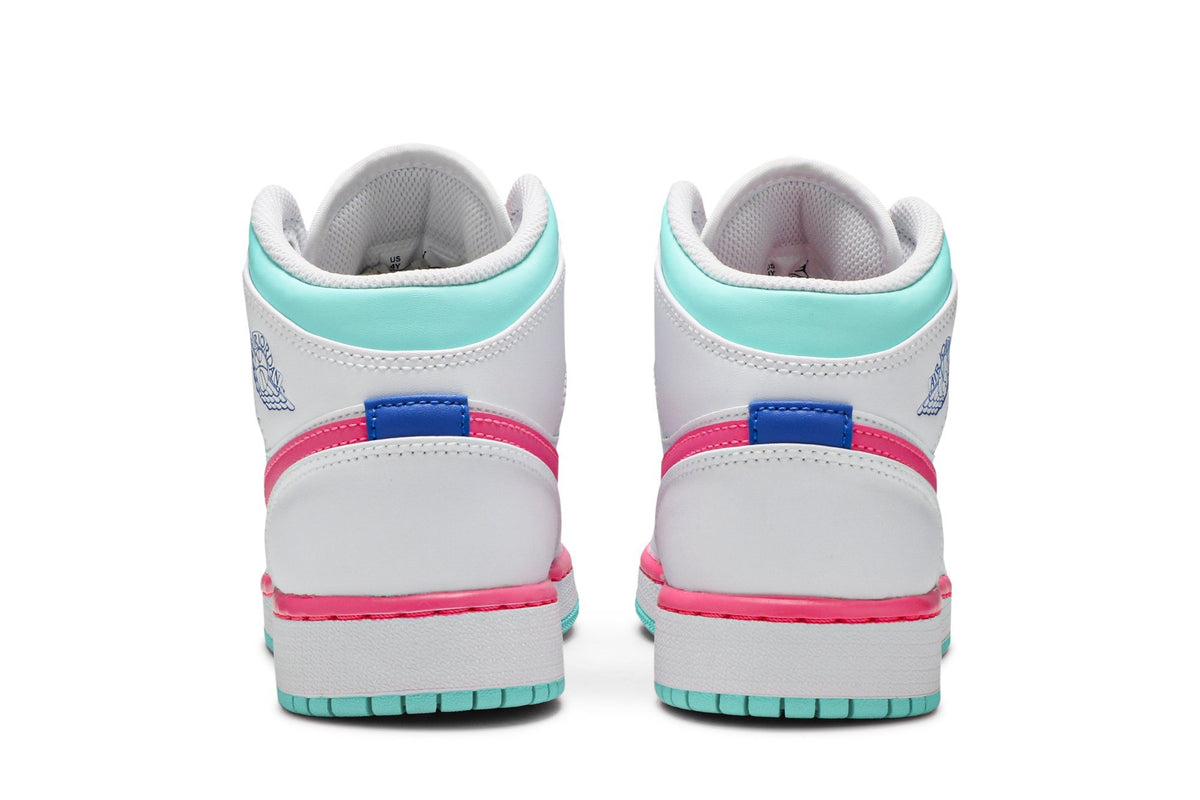 Retro 1 Mid GS Sneakers — Digital Pink — 555112-102