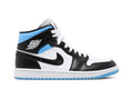 Retro 1 Mid Sneakers — University Blue — BQ6472-102