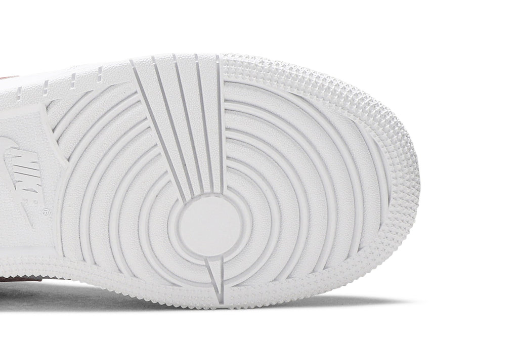 Retro 1 Mid GS Sneakers — White Rose Gold — 555112-190
