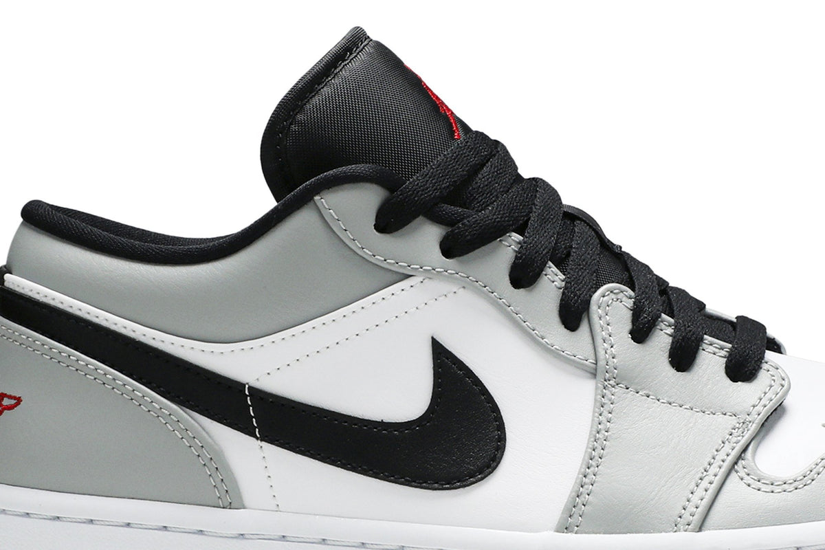 Retro 1 Low Sneakers — Light Smoke Grey — 553558-030