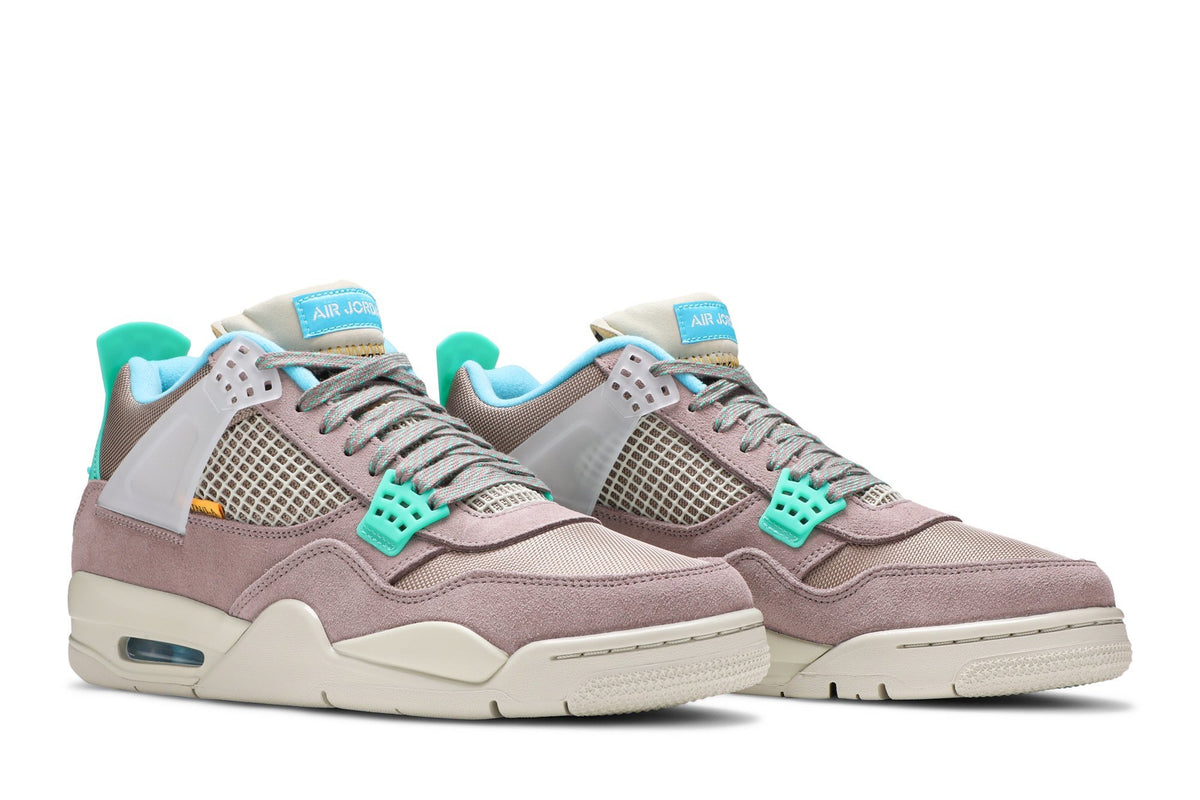 Union LA Collaboration — Retro 4 Sneakers — Taupe Haze — DJ5718-242