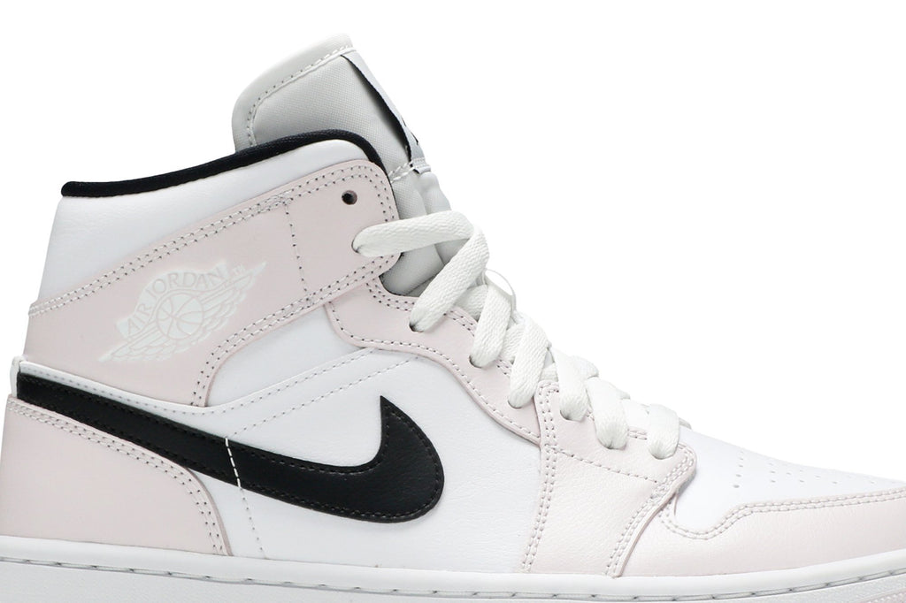 Retro 1 Mid Sneakers — Barely Rose — BQ6472-500