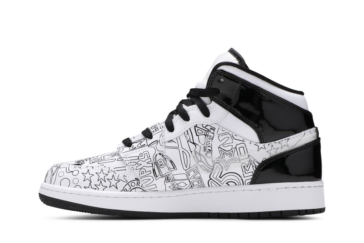 Retro 1 Mid SE GS Sneakers — DIY — DC4099-100