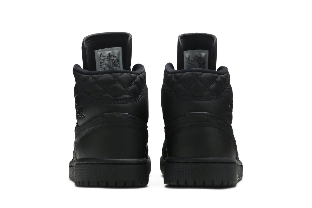 Retro 1 Mid SE Sneakers — Black Quilted — DB6078-001