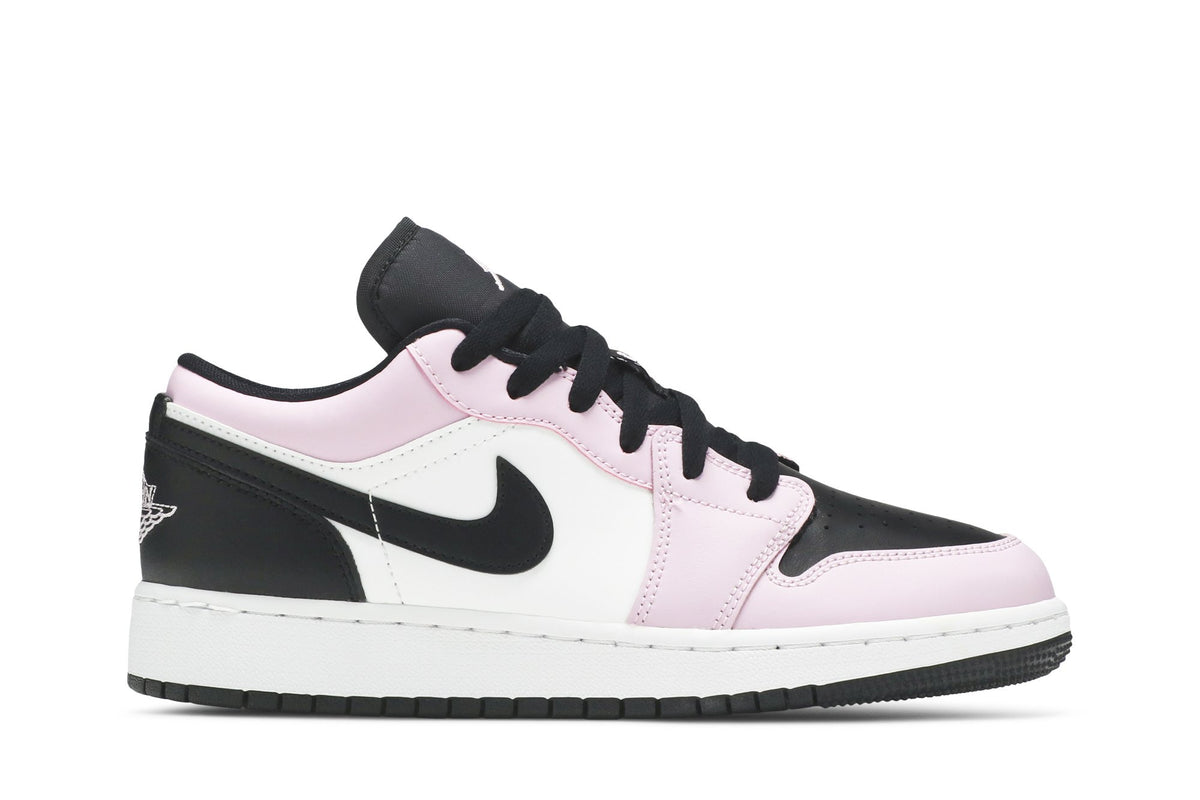 Retro 1 Low GS Sneakers — Light Arctic Pink — 554723-601