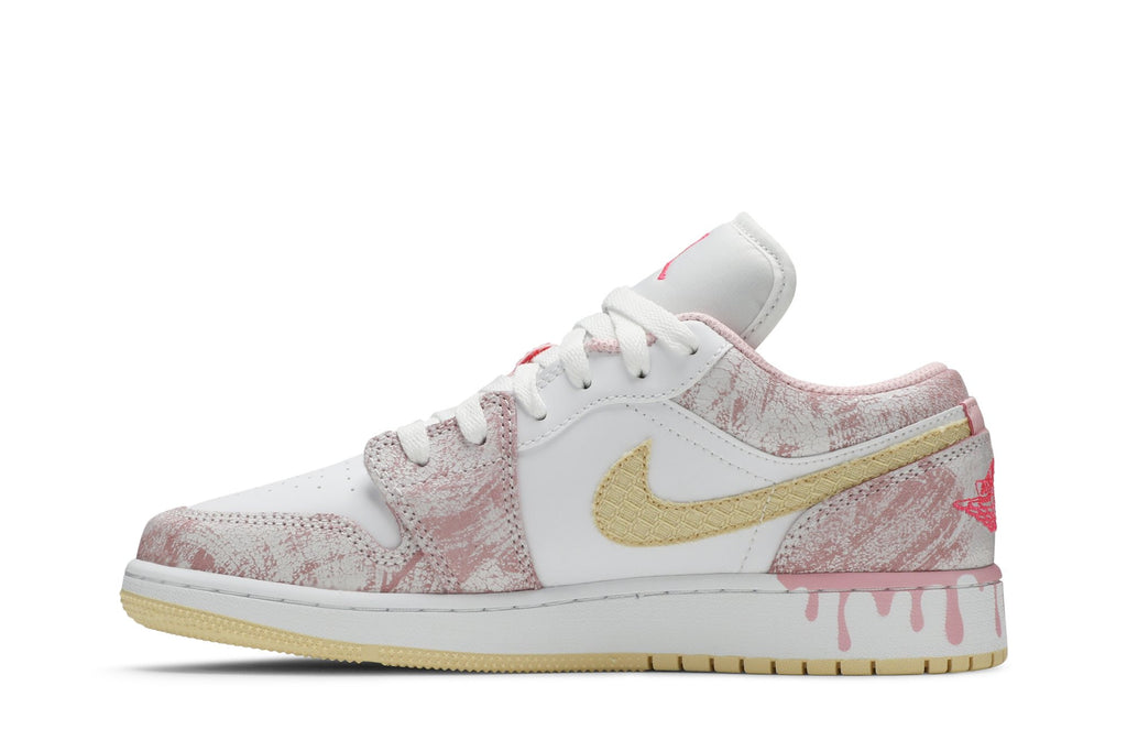 Retro 1 Low GS Sneakers — Strawberry Ice Cream — CW7104-601