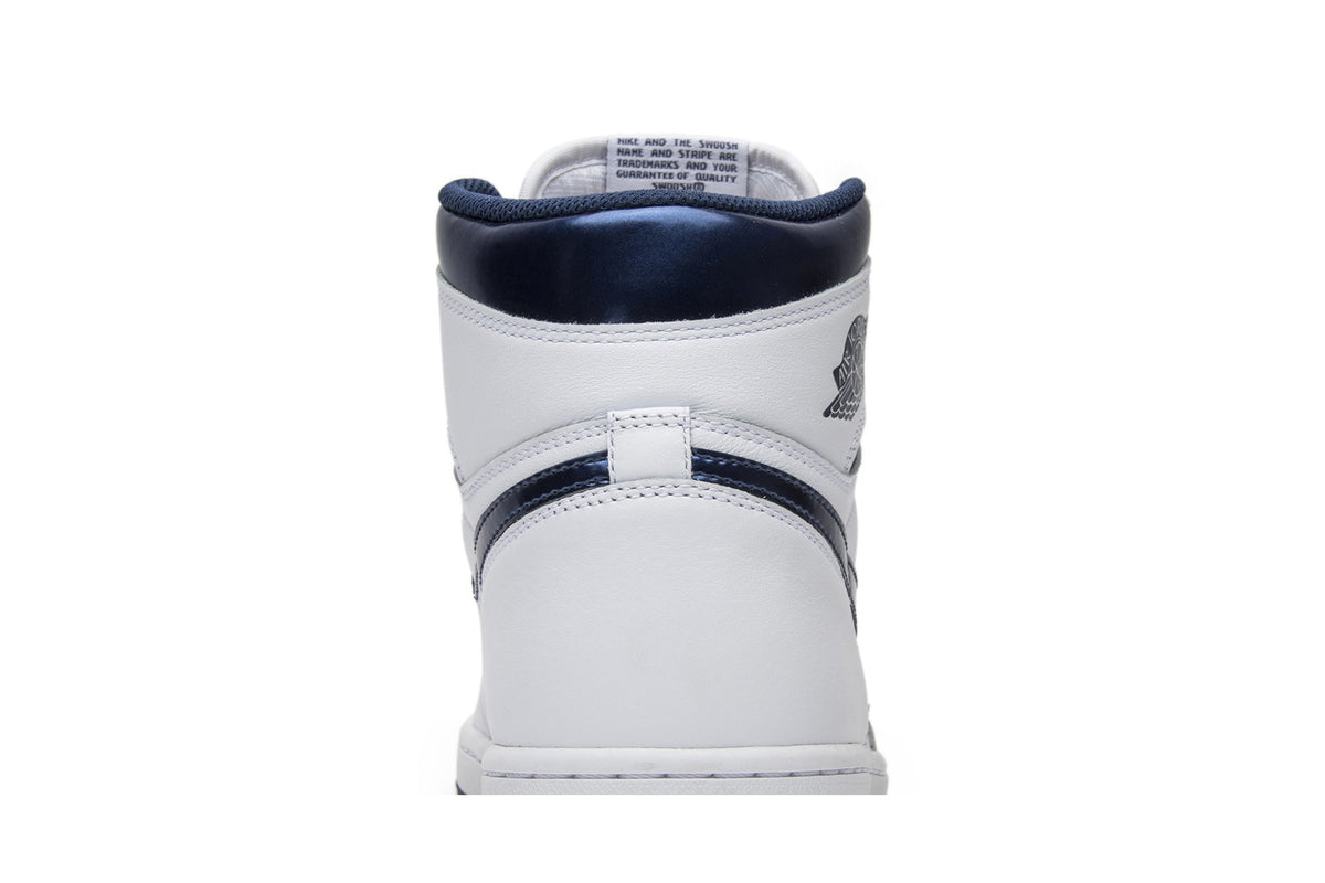 Retro 1 High OG Sneakers — Metallic Navy — 555088-106