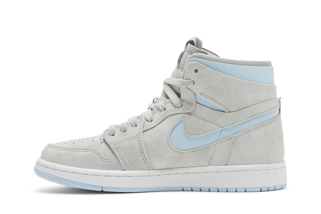 Retro 1 High Zoom Comfort Sneakers — Cool Grey Light Blue — CT0979-004