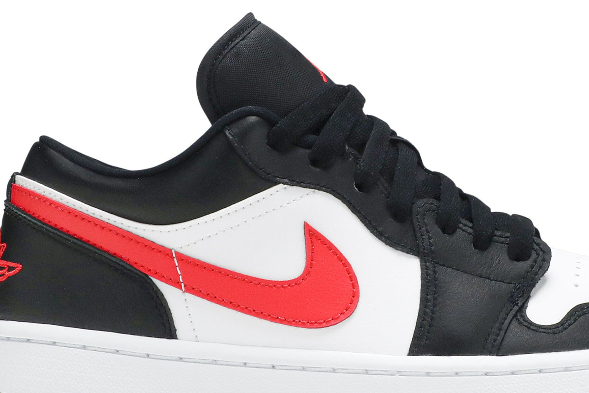 Retro 1 Low Sneakers — Siren Red — DC0774-004