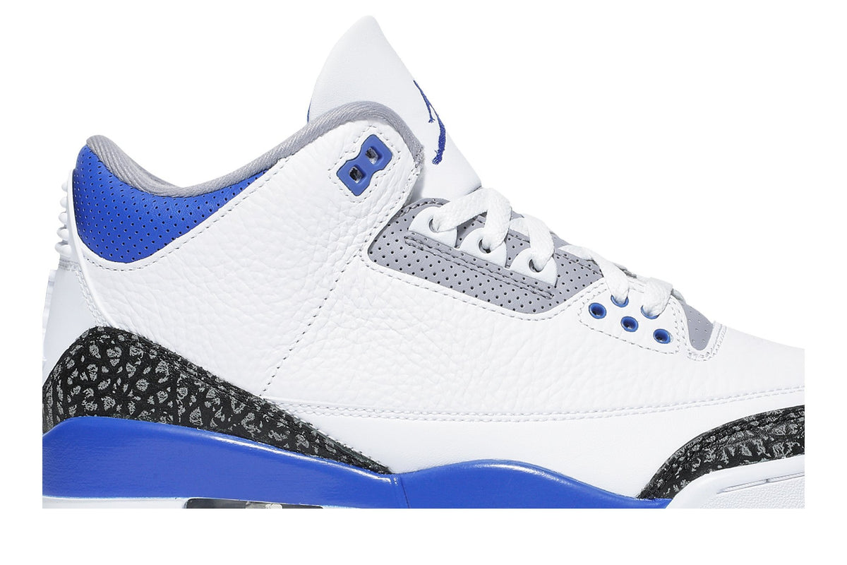 Retro 3 Sneakers — Racer Blue — CT8532-145