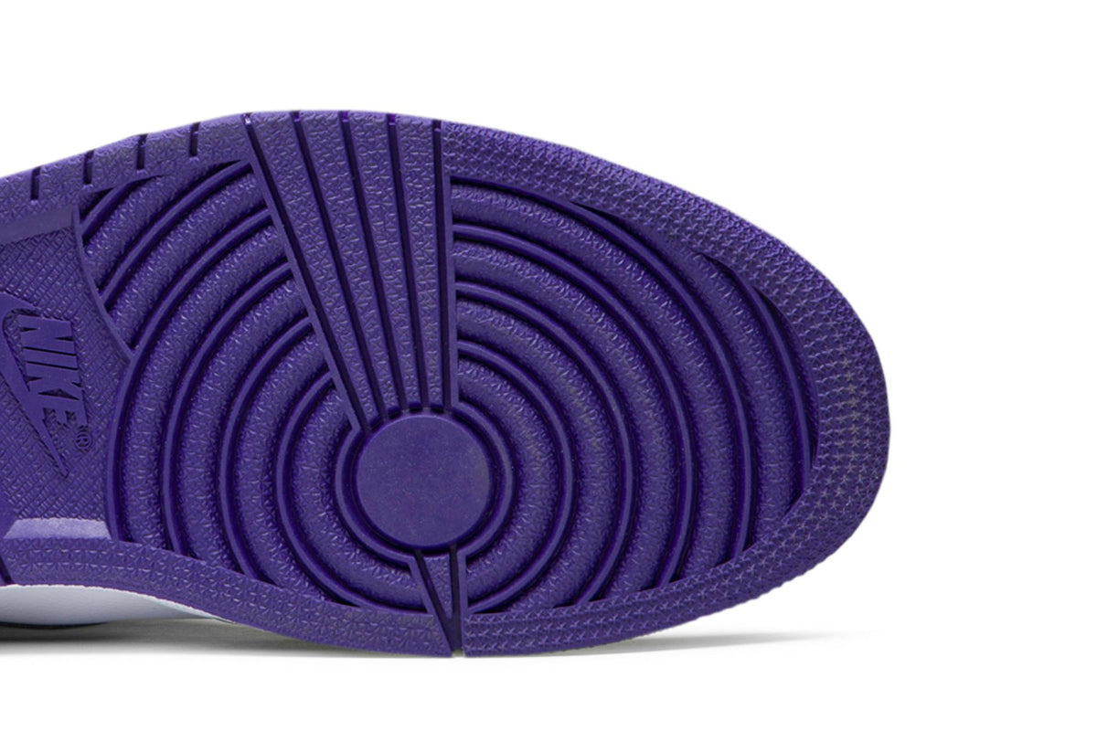 Retro 1 High OG Sneakers — Court Purple 2.0 — 555088-500