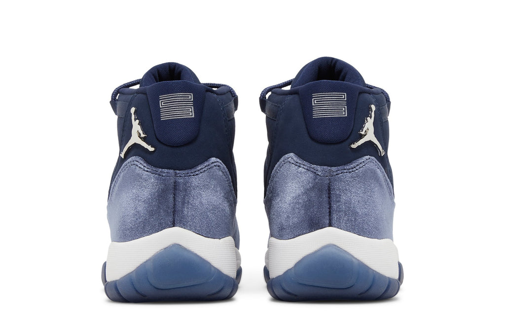 Retro 11 Sneakers — Midnight Navy Velvet — AR0715-441