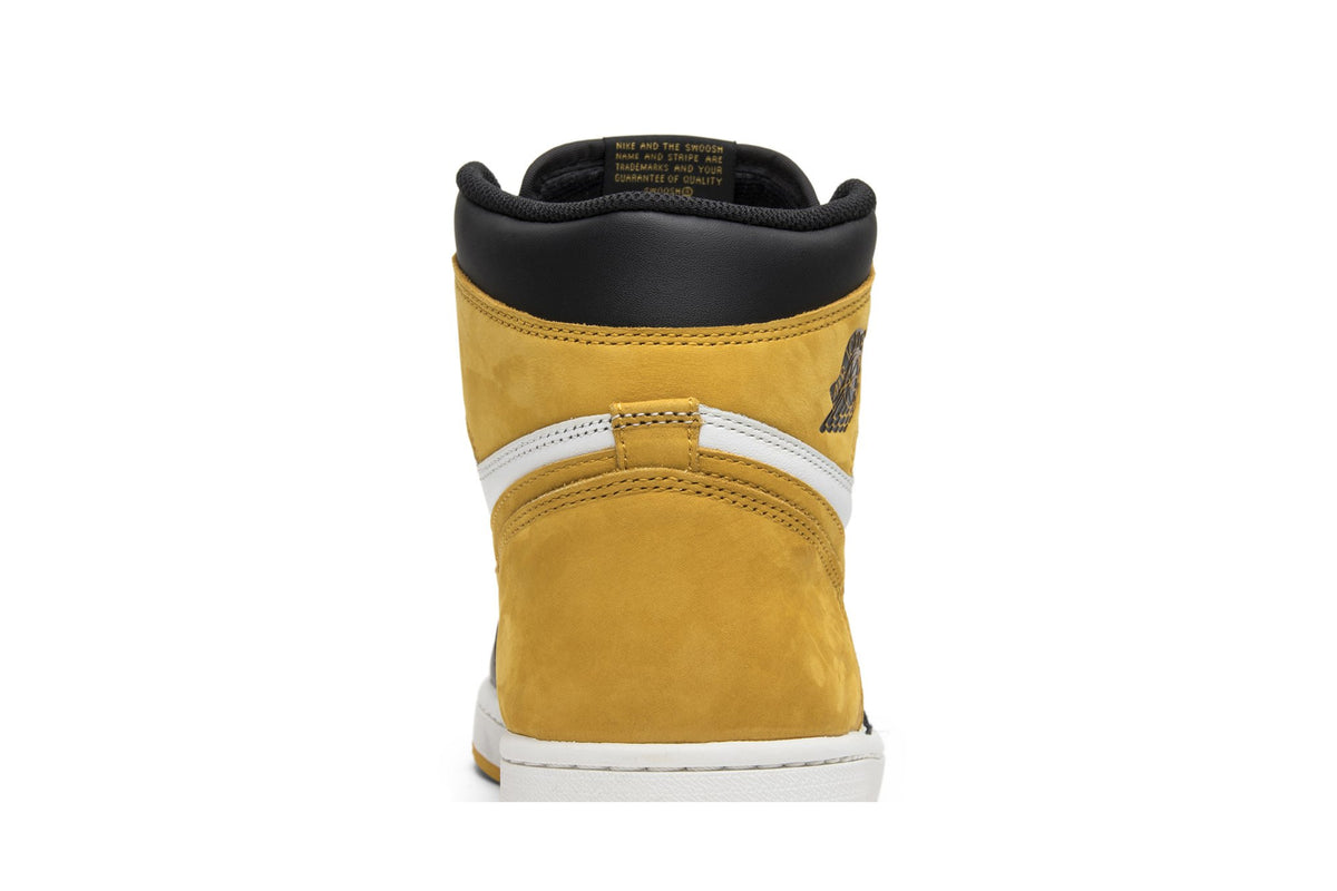 Retro 1 High OG Sneakers — Yellow Ochre — 555088-109