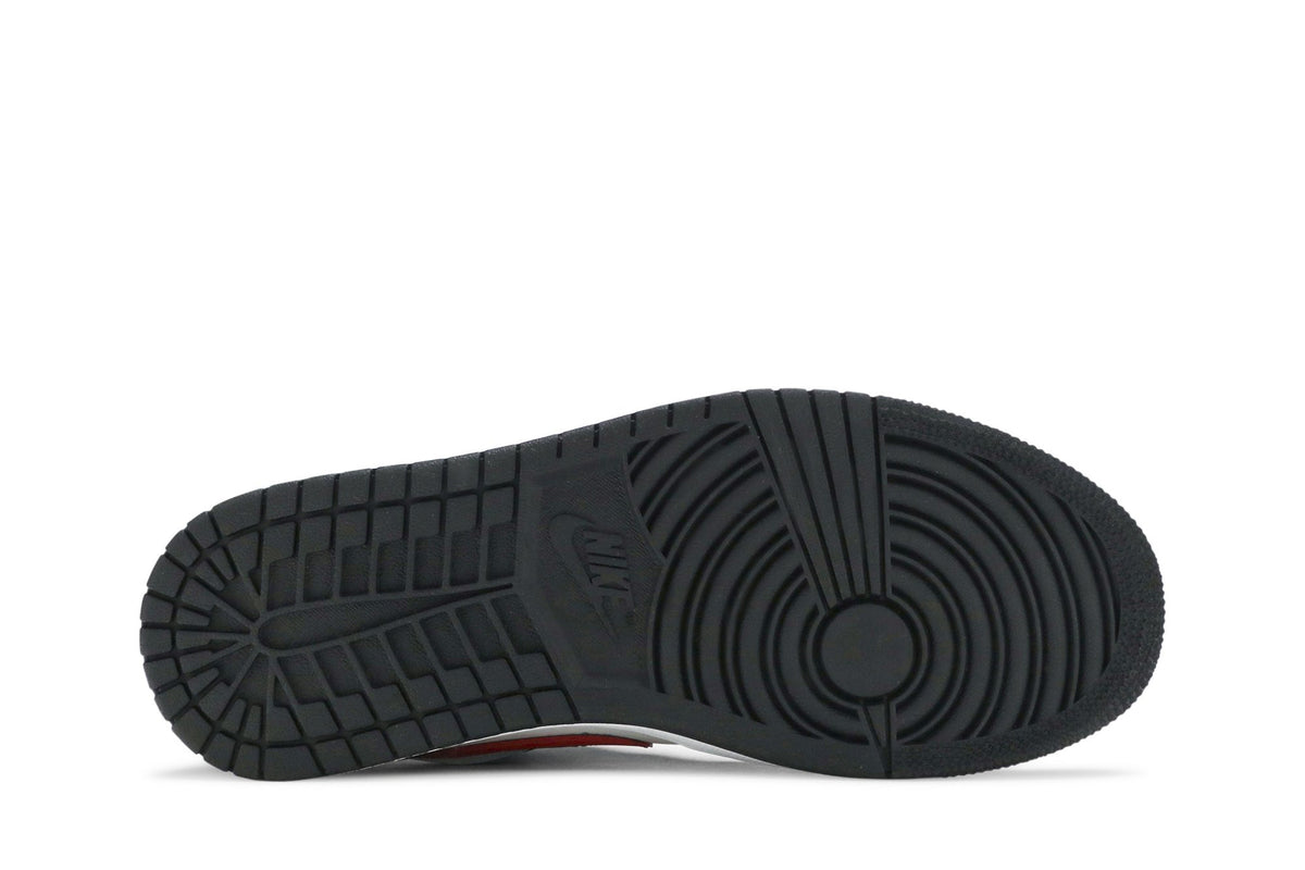 Retro 1 Low Sneakers — Siren Red — DC0774-004