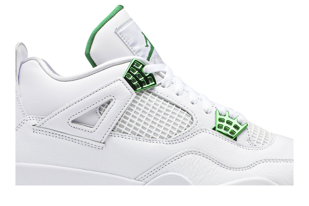 Retro 4 Sneakers — Green Metallic — CT8527-113
