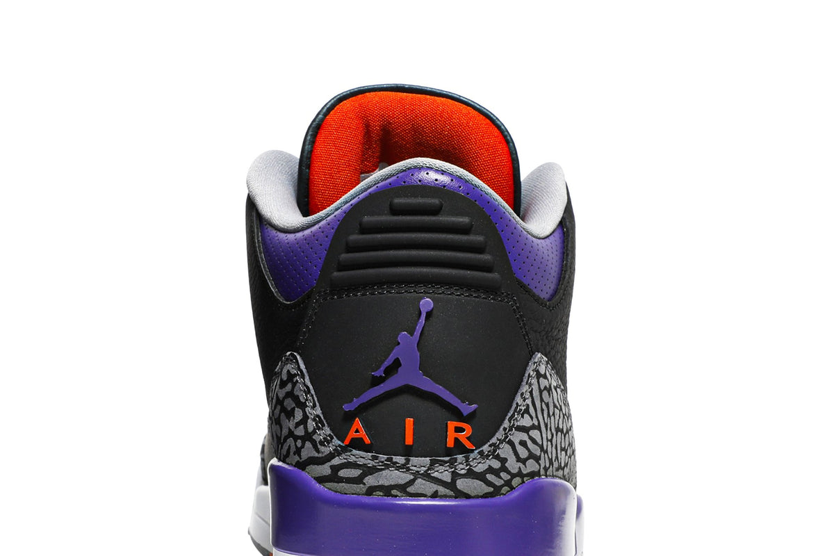 Retro 3 Sneakers — Court Purple — CT8532-050