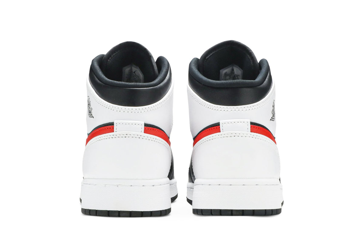 Retro 1 Mid GS Sneakers — Chile Red — 554725-075
