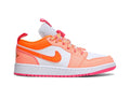 Retro 1 Low Utility GS Sneakers — Crimson Pulse — DJ0530-801