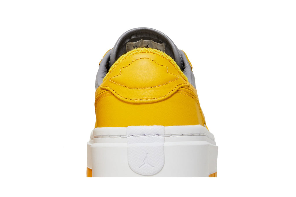 Retro 1 Elevate Low Sneakers — Cement Grey Varsity Maize — DH7004-017