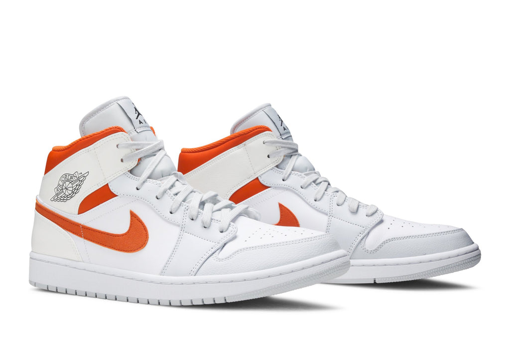 Retro 1 Mid Sneakers — Starfish — CW7591-100