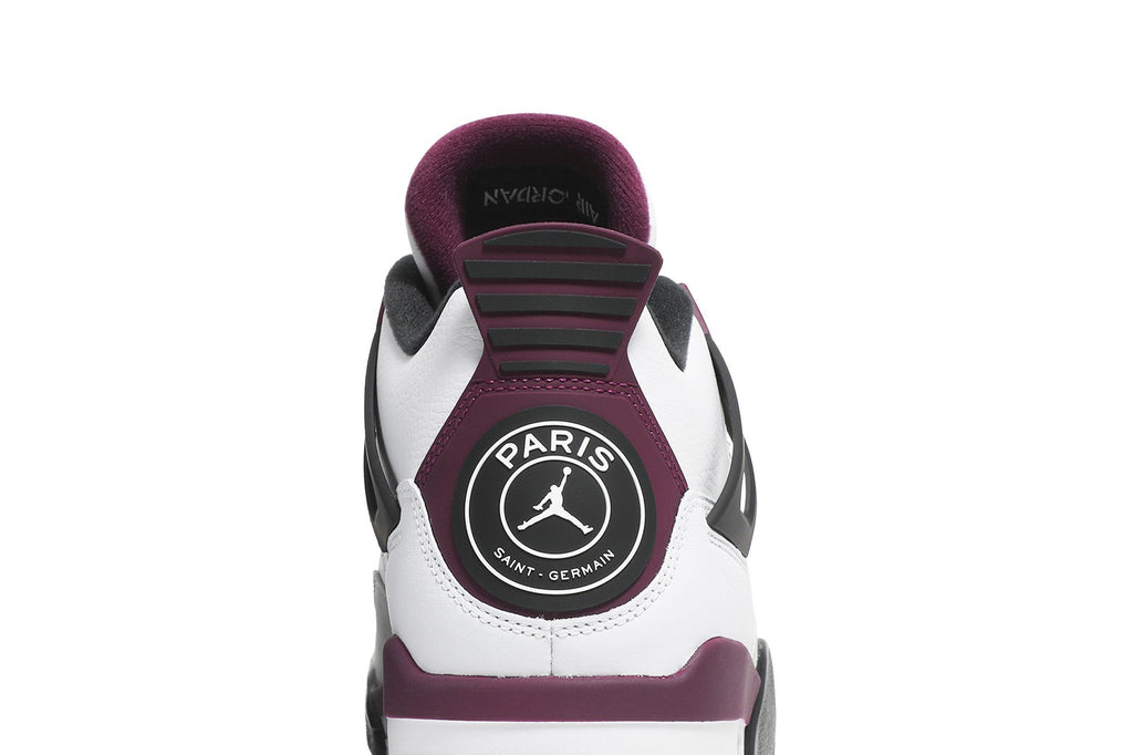 Paris Saint-Germain Collaboration — Retro 4 Sneakers — Bordeaux — CZ5624-100