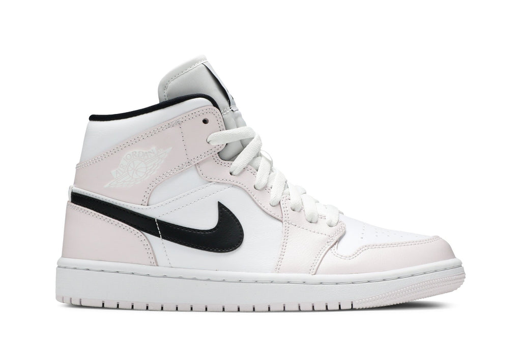 Retro 1 Mid Sneakers — Barely Rose — BQ6472-500