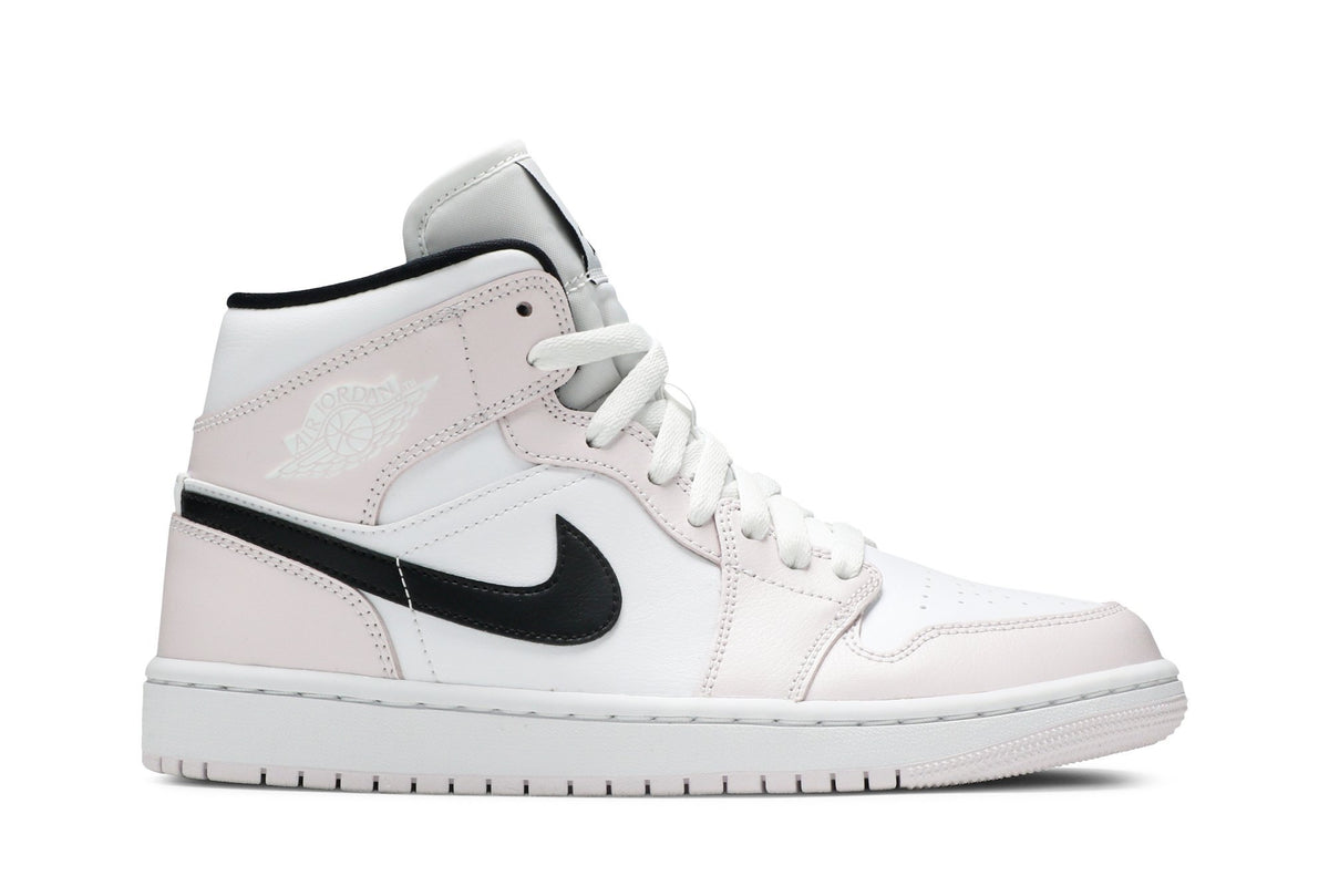 Retro 1 Mid Sneakers — Barely Rose — BQ6472-500