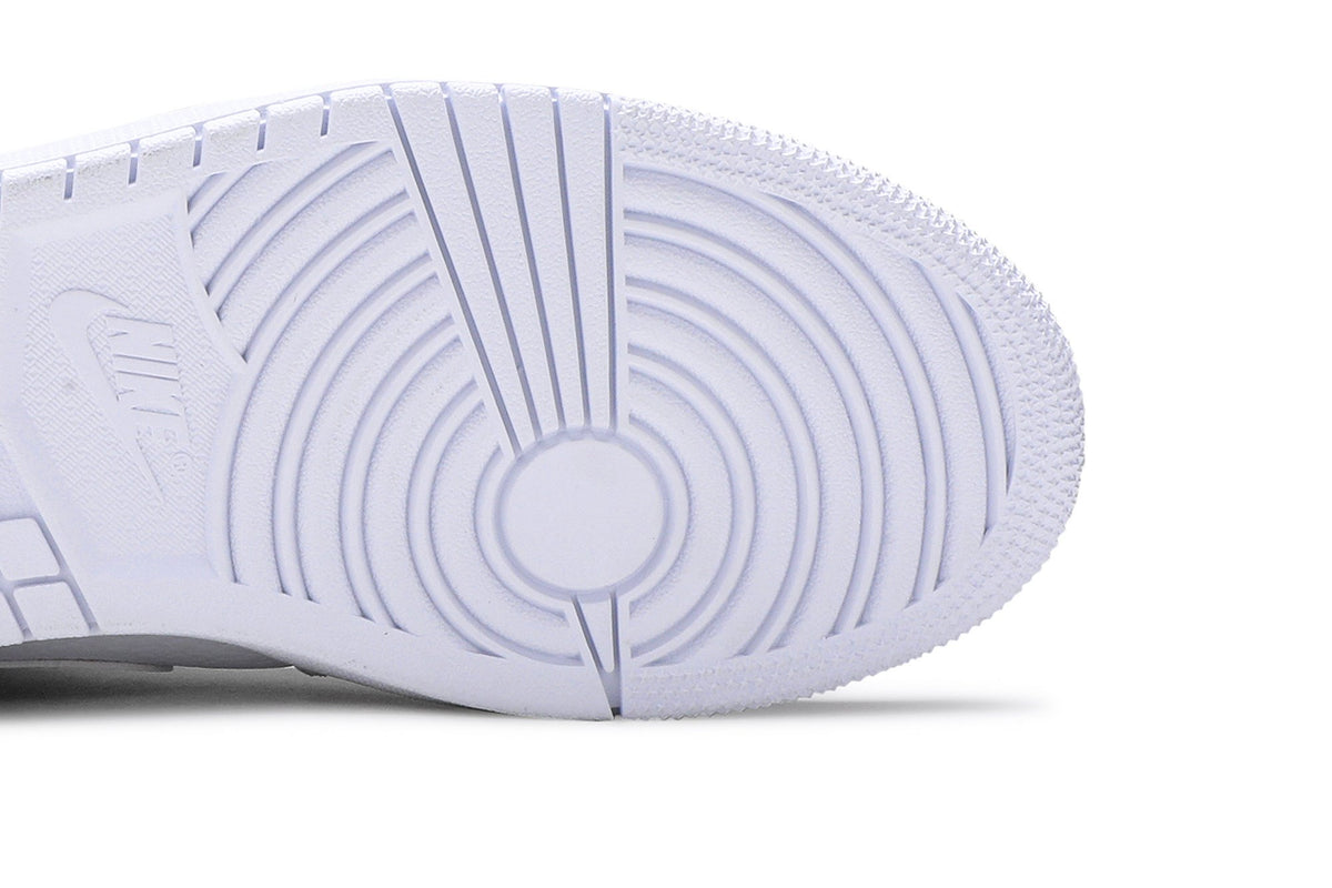Retro 1 Mid Sneakers — Triple White — 554724-109