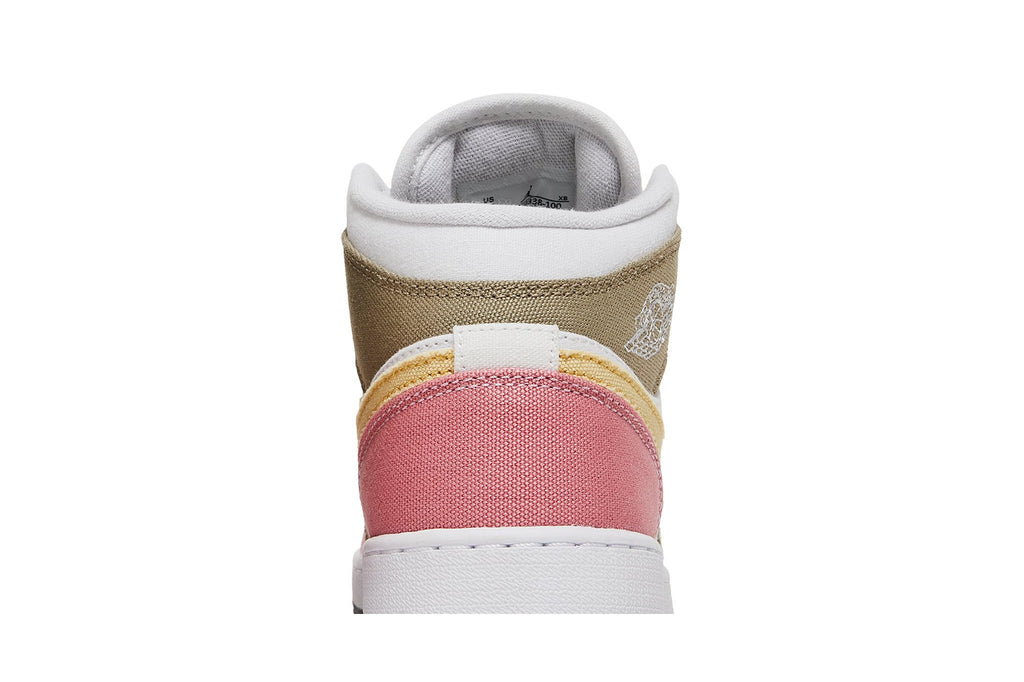 Retro 1 Mid SE GS Sneakers — Pastel Grind — DJ0338-100