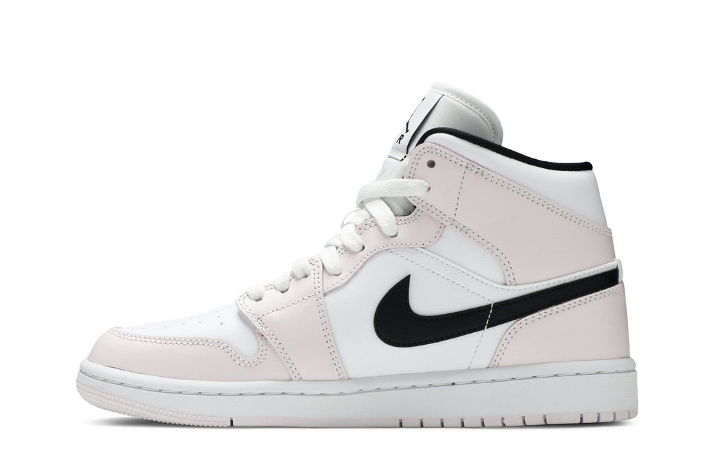Retro 1 Mid Sneakers — Barely Rose — BQ6472-500