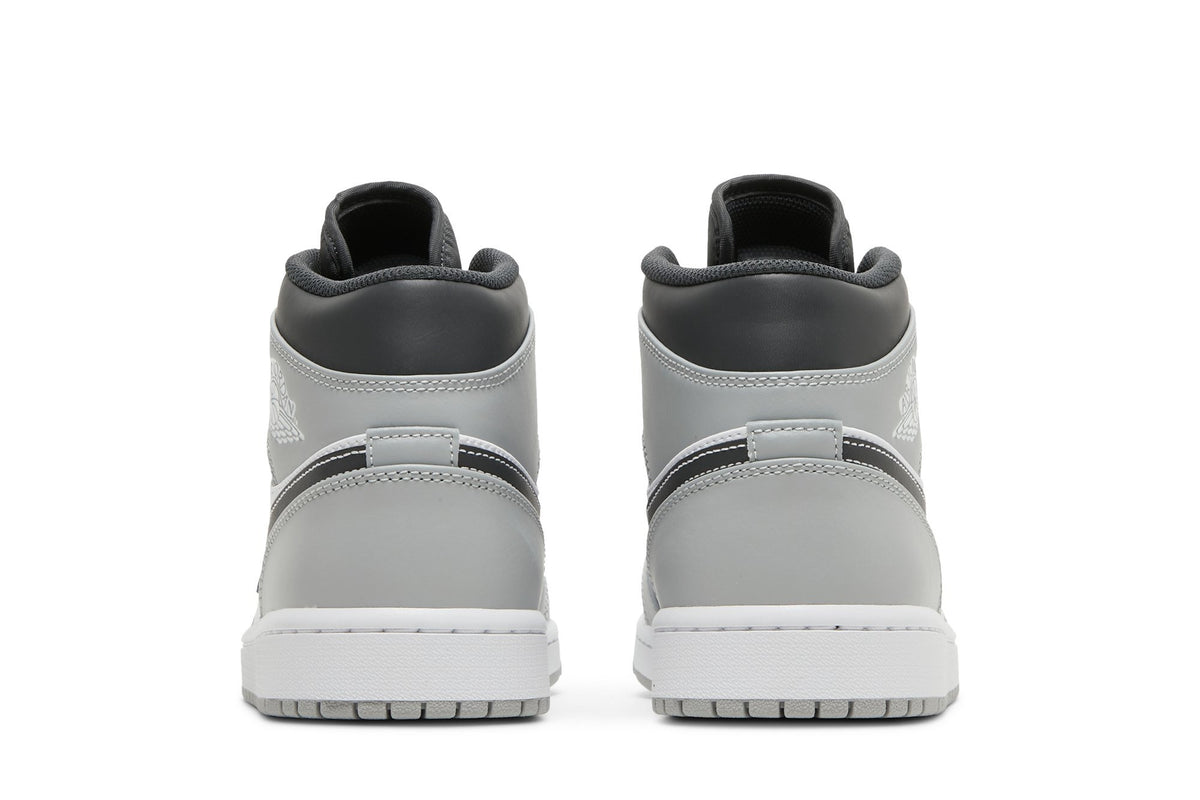 Retro 1 Mid Sneakers — Light Smoke Grey — 554724-078