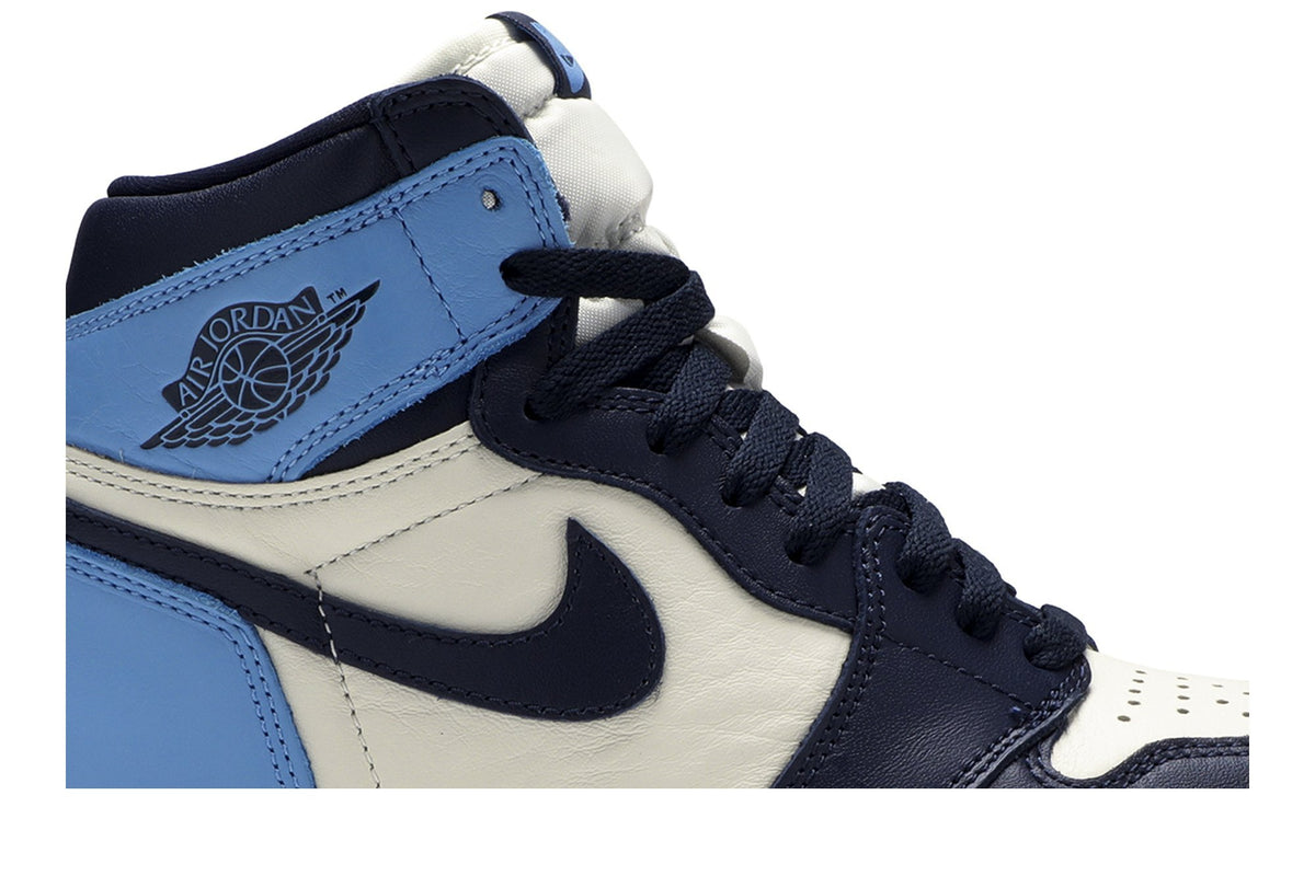 Retro 1 High OG Sneakers — Obsidian — 555088-140