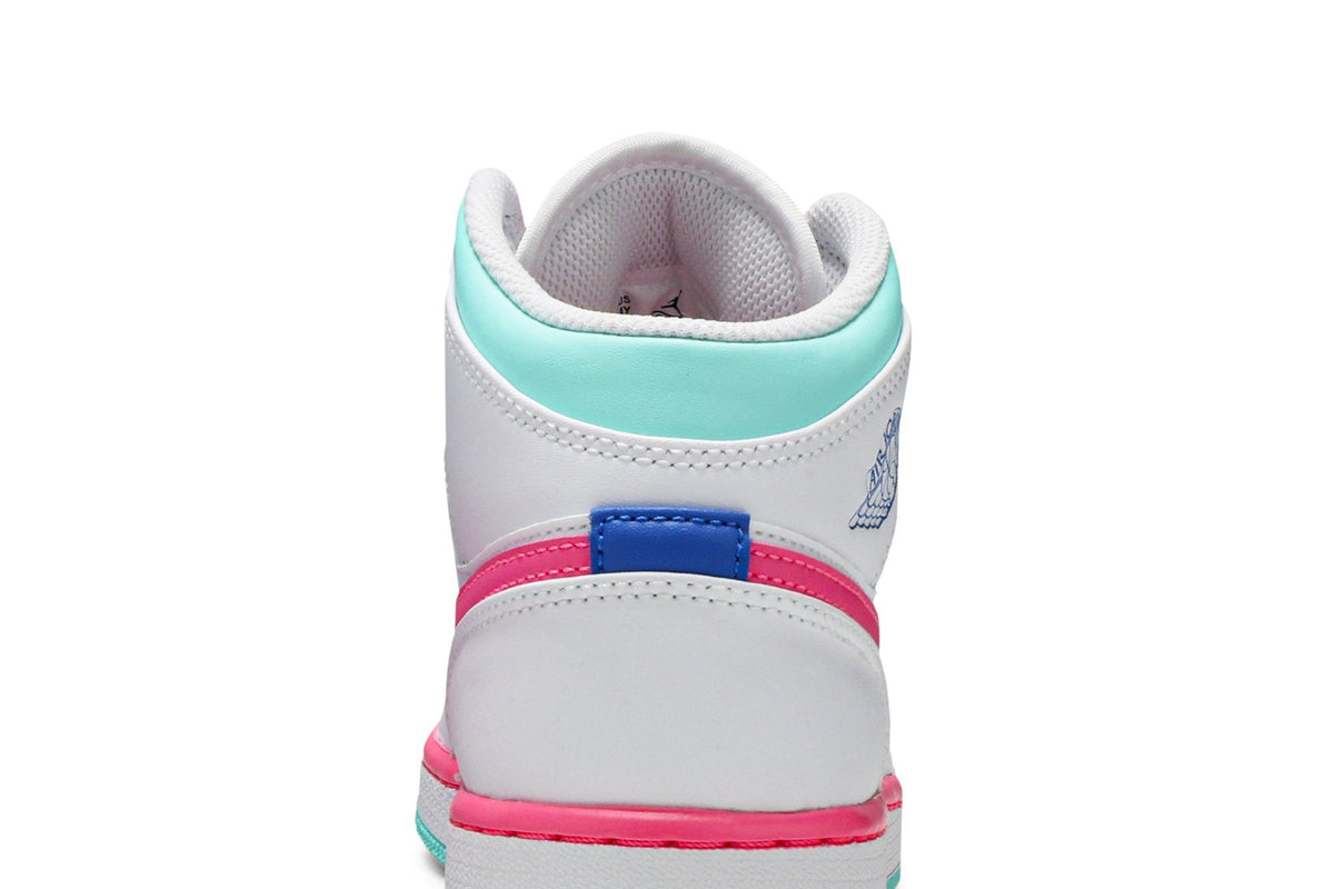 Retro 1 Mid GS Sneakers — Digital Pink — 555112-102