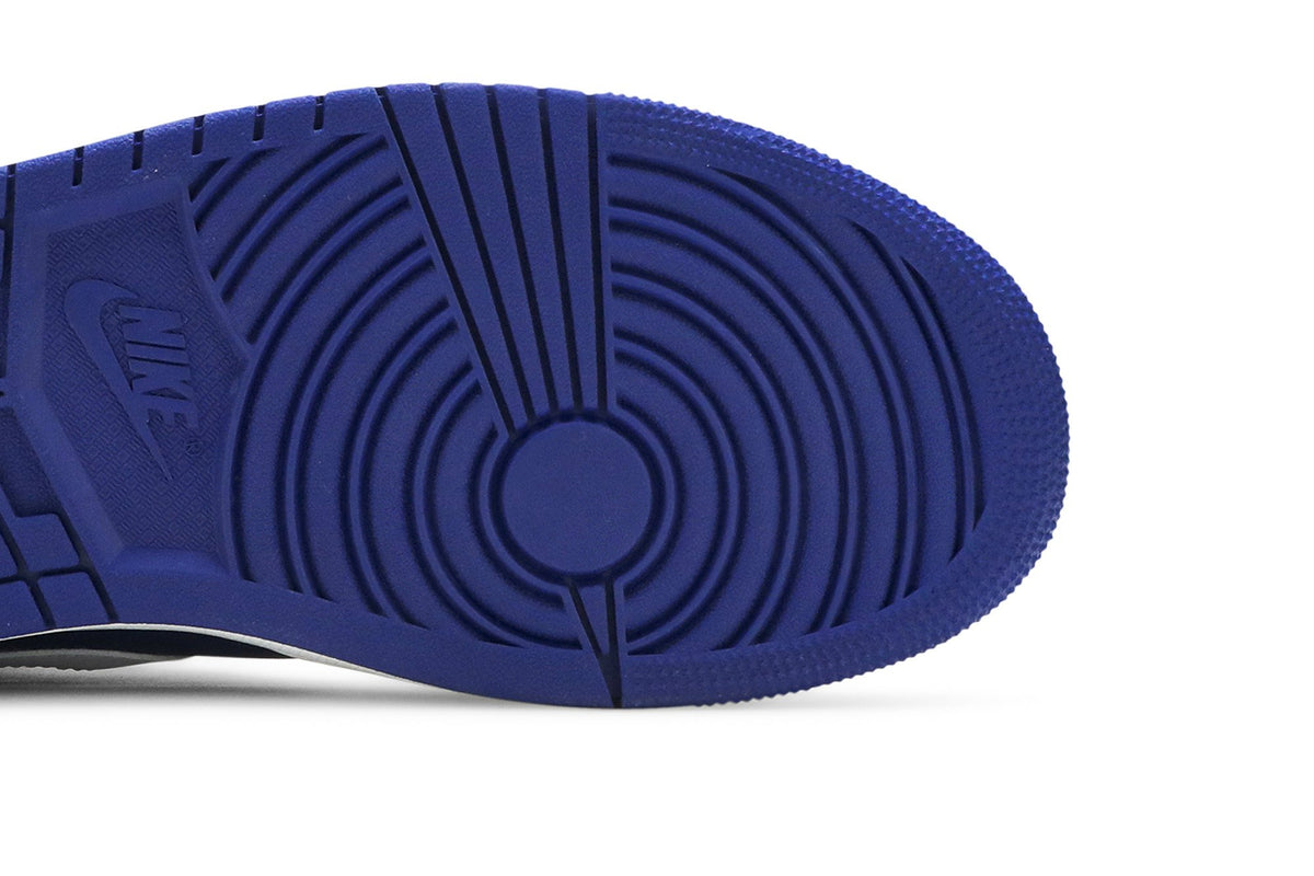Retro 1 Mid Sneakers — White Deep Royal Blue — 554724-131