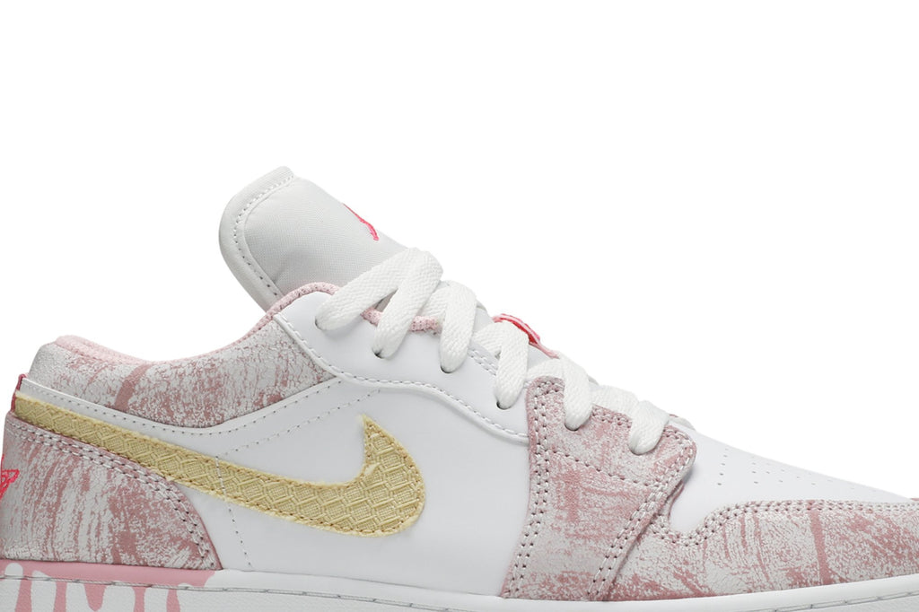 Retro 1 Low GS Sneakers — Strawberry Ice Cream — CW7104-601