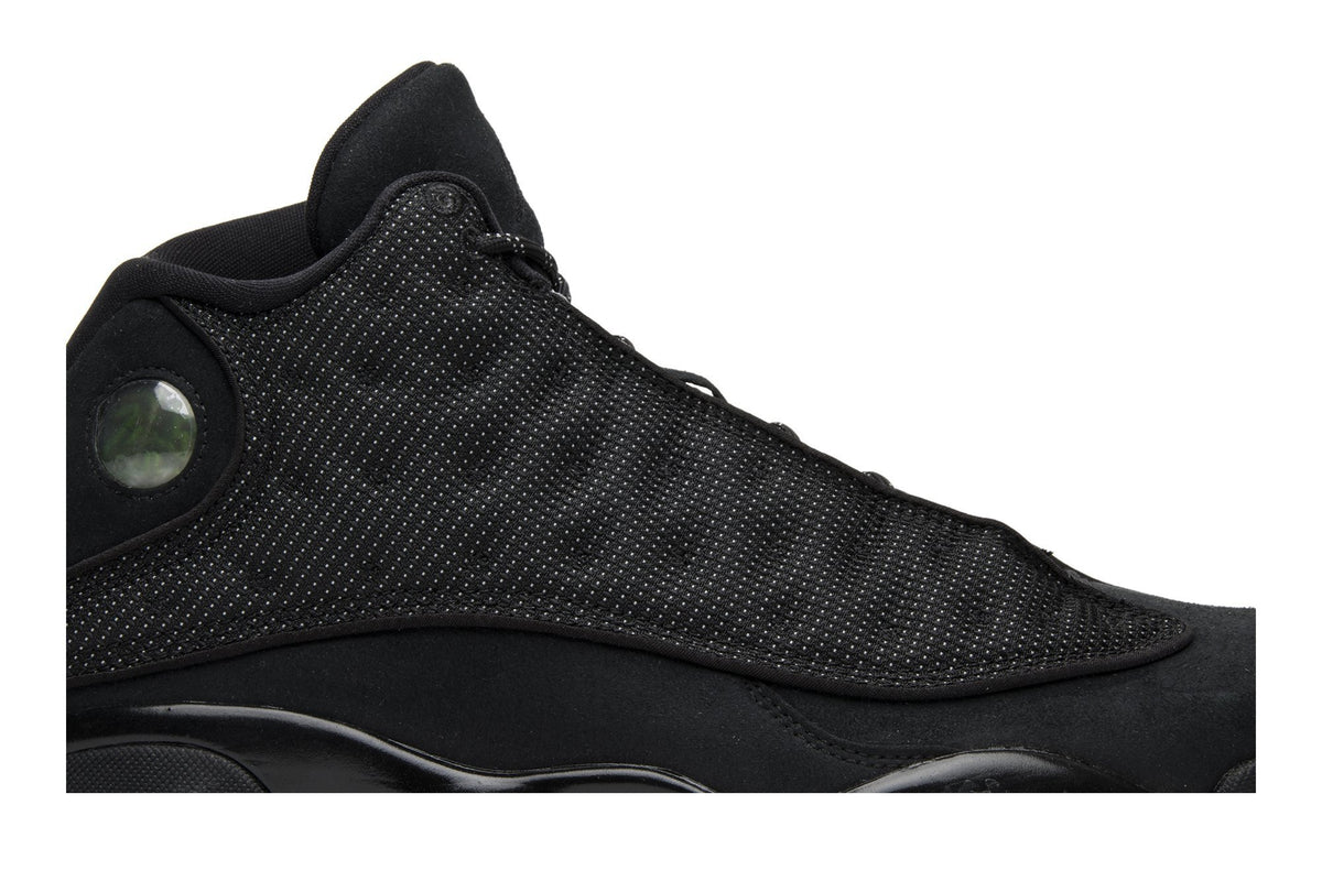 Retro 13 Sneakers — Black Cat — 414571-011