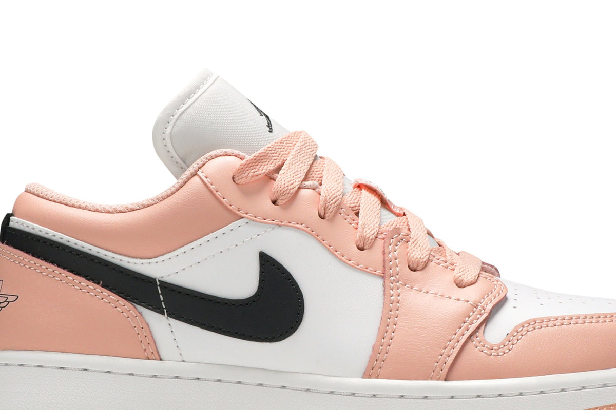 Retro 1 Low GS Sneakers — Light Arctic Pink — 553560-800
