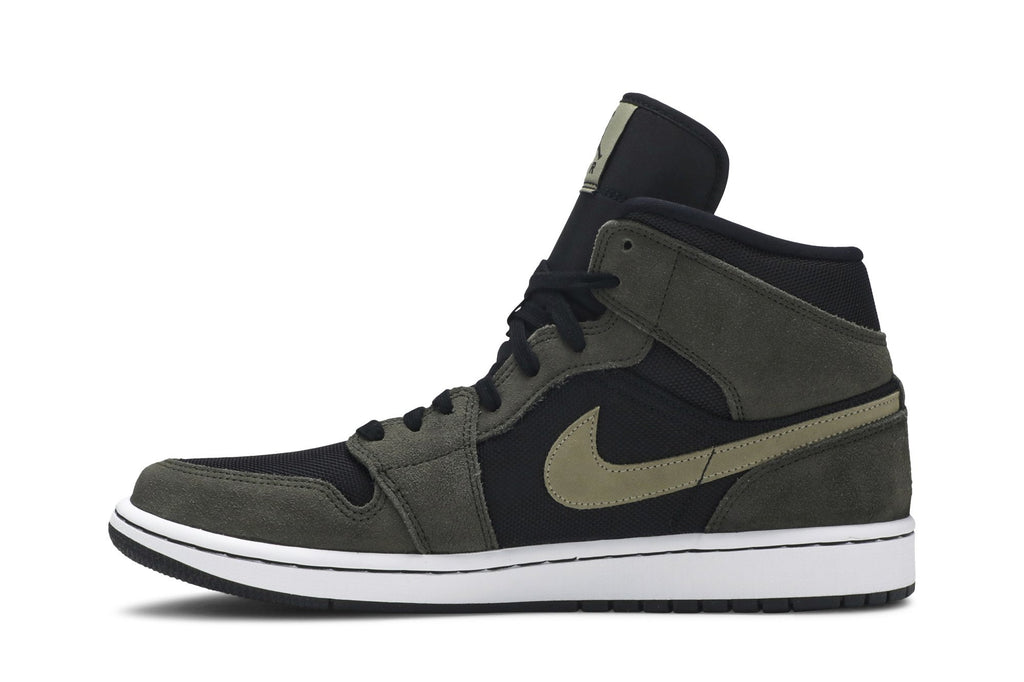 Retro 1 Mid Sneakers — Olive — BQ6472-030