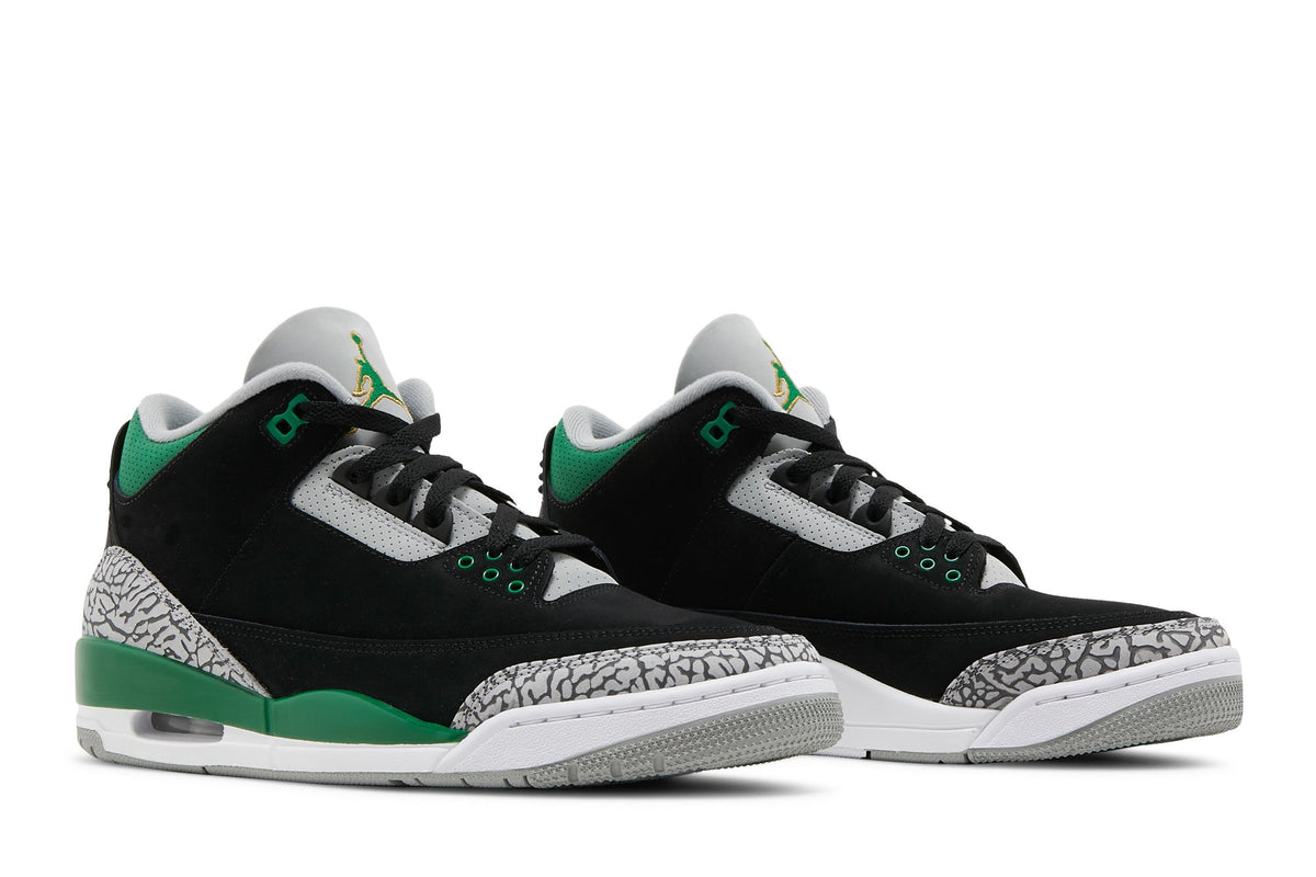 Retro 3 Sneakers — Pine Green — CT8532-030