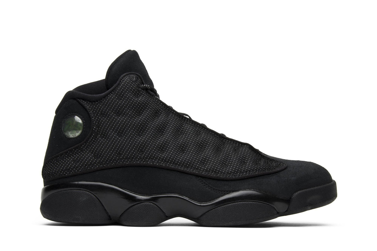 Retro 13 Sneakers — Black Cat — 414571-011