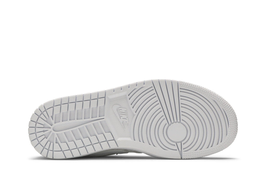 Retro 1 Low Breathe Sneakers — Triple White — DC9508-100